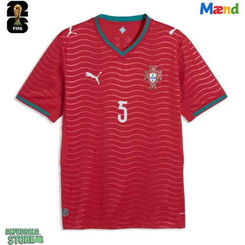 Portugal Diogo Dalot #5 Replika Hjemmebanetrøje VM 2026 Kortærmet